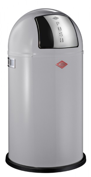 WESCO Abfallsammler Abfalleimer Mülleimer PUSHBOY COOLGREY 50L,B 400mm, H 755mm