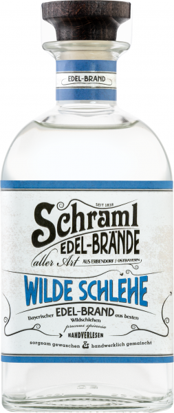 Wilde Schlehe 42 % 0,5 L- Karton mit 6 Flaschen