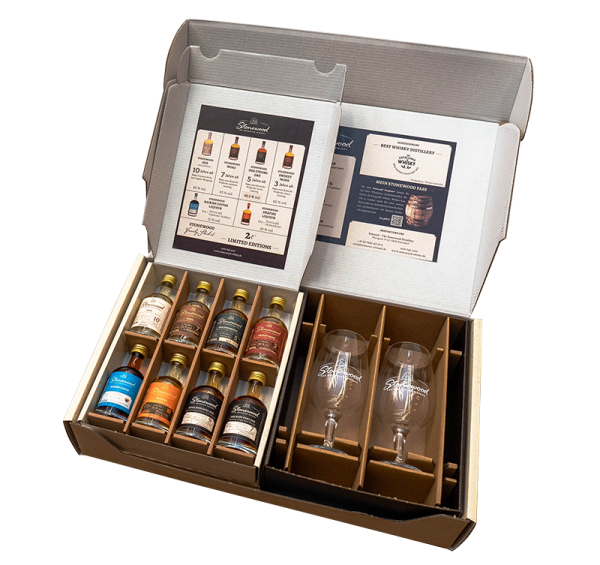 Stonewood Ambassador Set – Whisky Tasting Box mit Gläsern