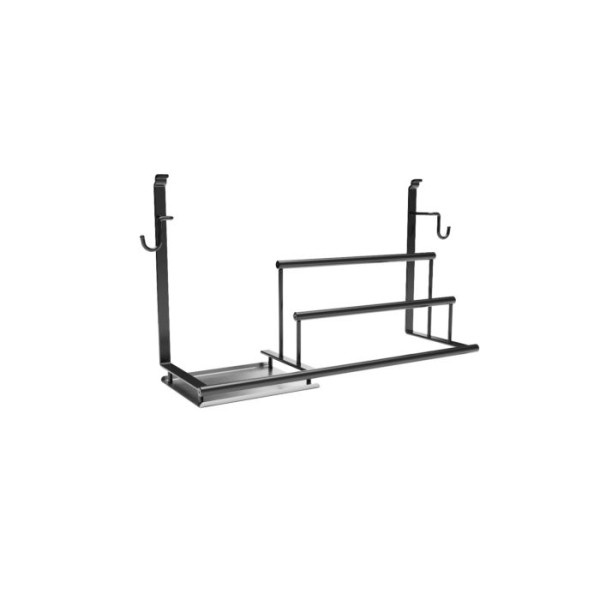 Spülutensilienhalter Linero Style, tiefschwarz B501 x T150 x H275mm
