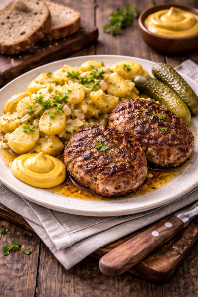 Berliner-Bulette-mit-warmem-Kartoffelsalat