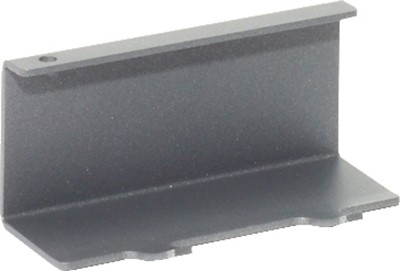 Hakenleiste (2Haken) Linero MosaiQ, schwarz B85 x T45 x H40 graphitschwarz