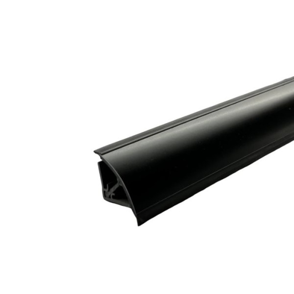 Wandabschlussprofile Soft-Line ( Stange 5m - schwarz)