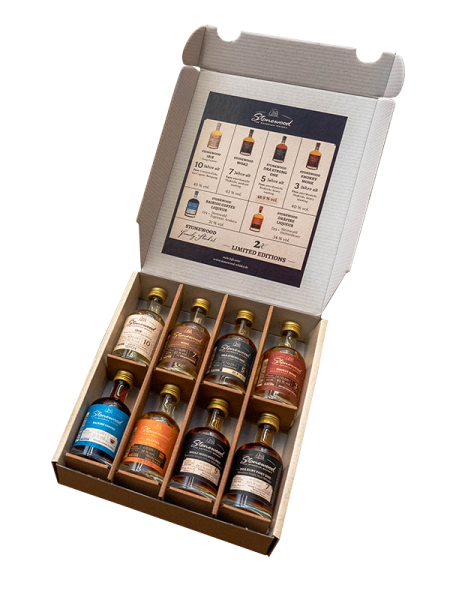 Stonewood Tasting Box – Whisky Tasting Set mit 8 Miniaturen