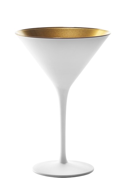 Cocktailschale-Weiß-Gold/White-Gold Elements