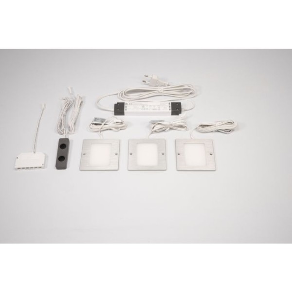 Planar small 3er Set Aluminium inkl. Konverter und Pucky, NW, 24V