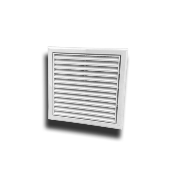 Lüftungsgitter Ø 125 mm Kunststoff weiß mit Insektenschutz