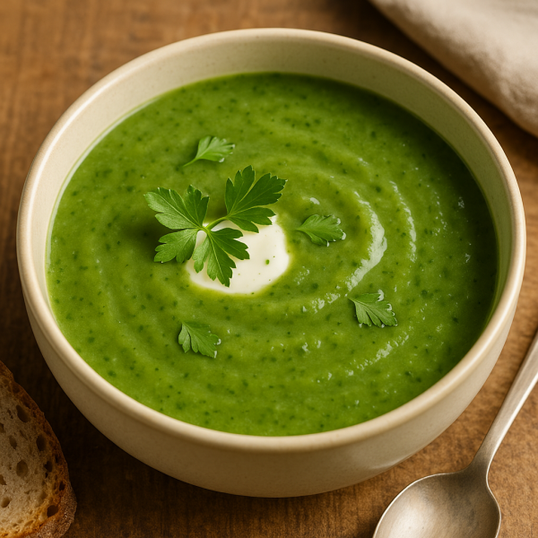 Spinatsuppe