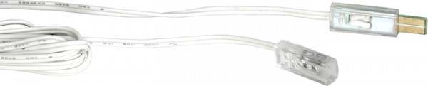 Verbindungsleitung LED Anschluss Kabel Verlängerungskabel Linero MosaiQ 2000 mm, weiß