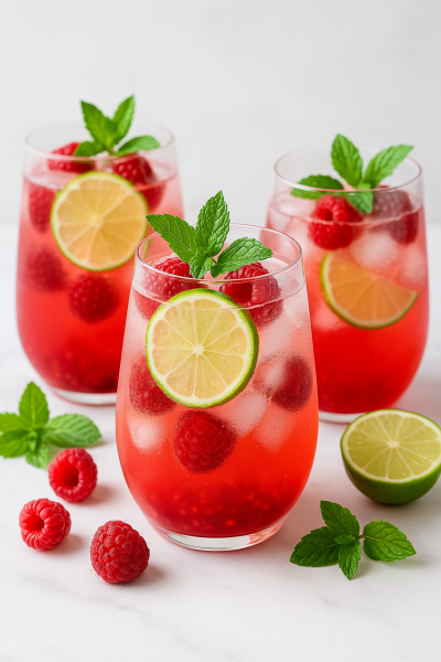 Alkoholfreier-Himbeer-Limetten-Spritz