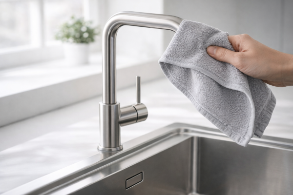 Kuchenarmaturen-richtig-pflegen