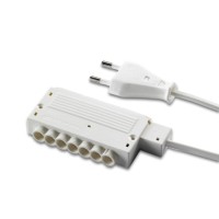 MODENA 6-fach Verteiler mit 2000 mm Netzanschlussleitung & Eurostecker MODENA 6-fach Verteiler mit 2000 mm Netzanschlussleitung & Eurostecker