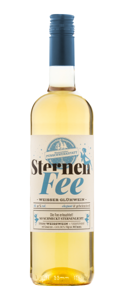 Sternenfee - weißer Glühwein- 0,75L ; 9%vol.-Karton mit 6 Flaschen