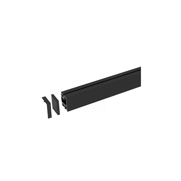 Set Aluprofil Linero TopLine 1200mm Tiefschwarz TopLine