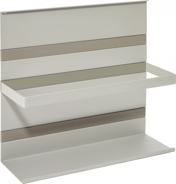 Universalablage m. Rahmen Linero MosaiQ, grau B350 x T110 x H300 titangrau