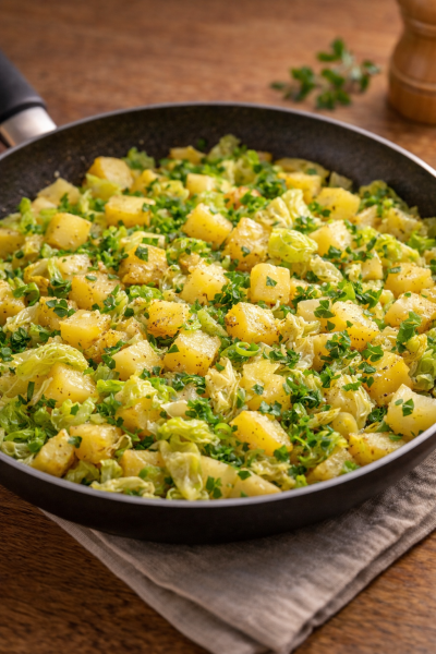 Winterliche-Kartoffel-Wirsing-Pfanne