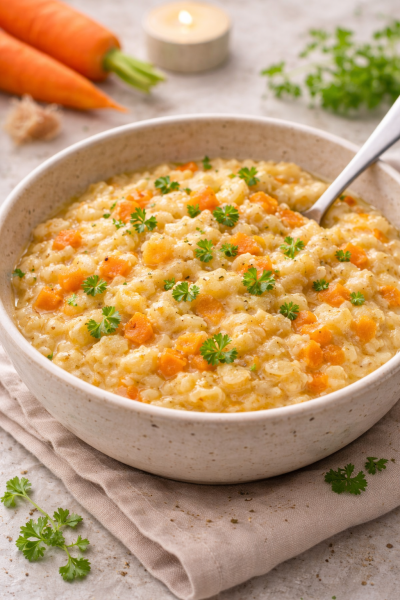 Herzhafter-Haferbrei-mit-Karotte