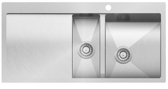 Edelstahl Einbauspüle Spülbecken Küchenspüle Venus 1000x510 Edelstahloptik