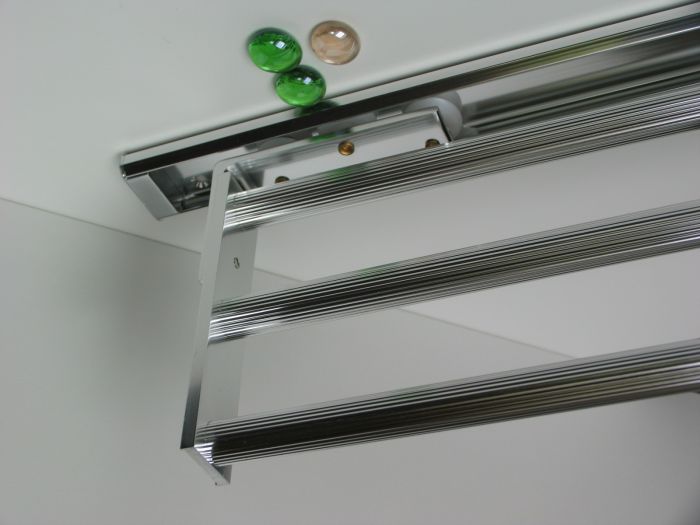 Handtuchhalter 90° schwenkbar 3-armig, chrom | eBay